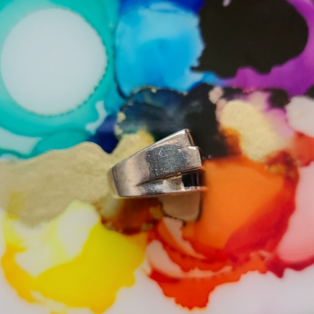 10/4 STERLING SILVER RING - Picture 4 of 9